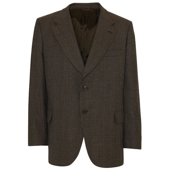 Jon Savada (Australia) 70s, Glen Check, Worsted Wool, Elizabeth Street